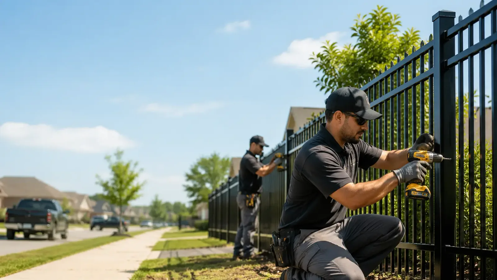 Metal Fence Installation in Vinton, VA